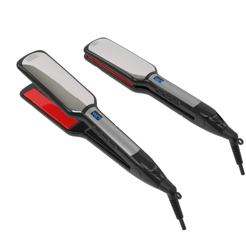 450 ultrasonic infrared  titanium plate hair straightener iron