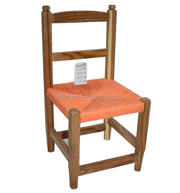 small wooden chair for living room Wholesale Nature Wood Baby Furniture Kids High Chair Study Chair Kids
