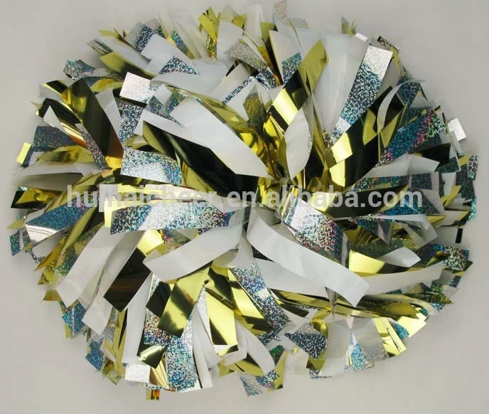 2019 pom poms: plastic mix metallic