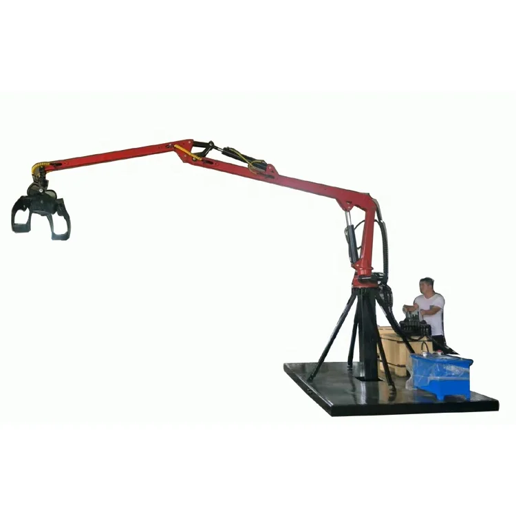 Forest implement tractor truck link timber grab hydraulic grapples
