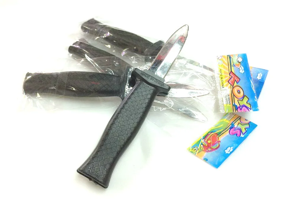 Newest trick toy! Magic disappearing plastic dagger