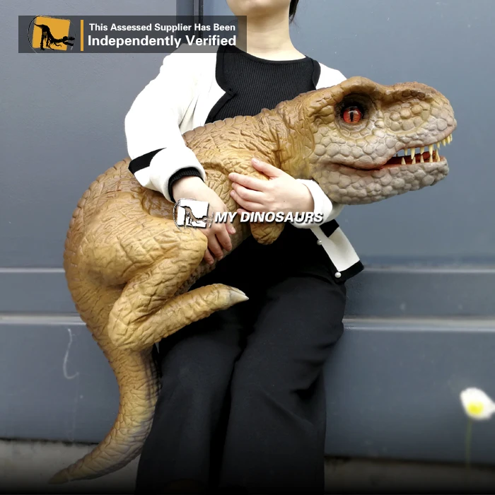 MY DINO Realistic Baby Dinosaurs T Rex Mouth Open Hand Puppet