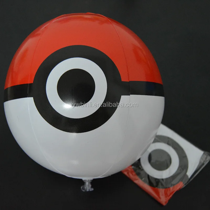 Hot sale PokemonXY inflatable Monster Ball Kids Summer Beach Ball