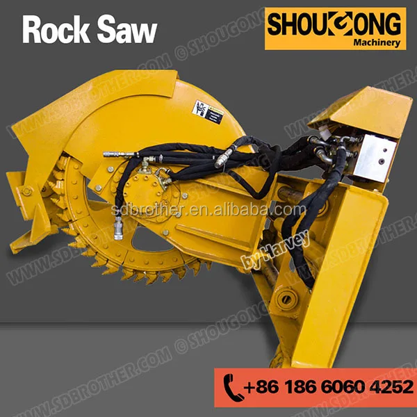 Rock Saw for Skid Steer Loader