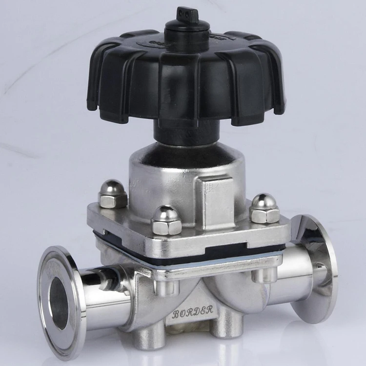 CE certificated manual type welded diaphragm valve sanitary