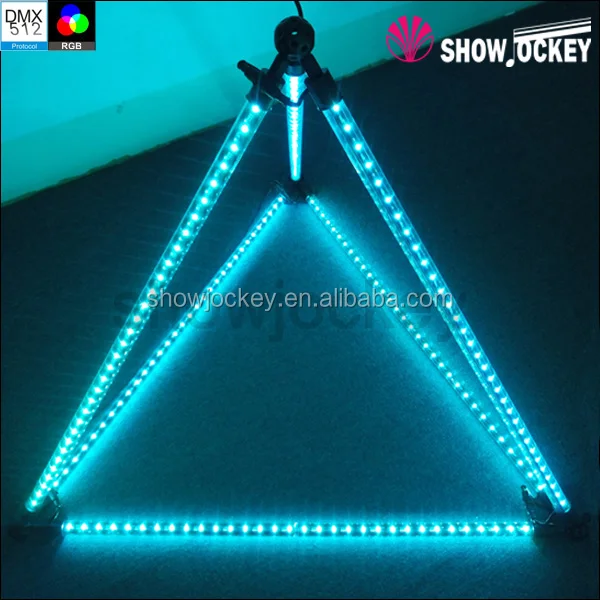 1000 мм Волшебные эффекты водонепроницаемый rgb Интеллектуальный DMX 3d метеоритный Звездный трубчатый светодиодный светильник