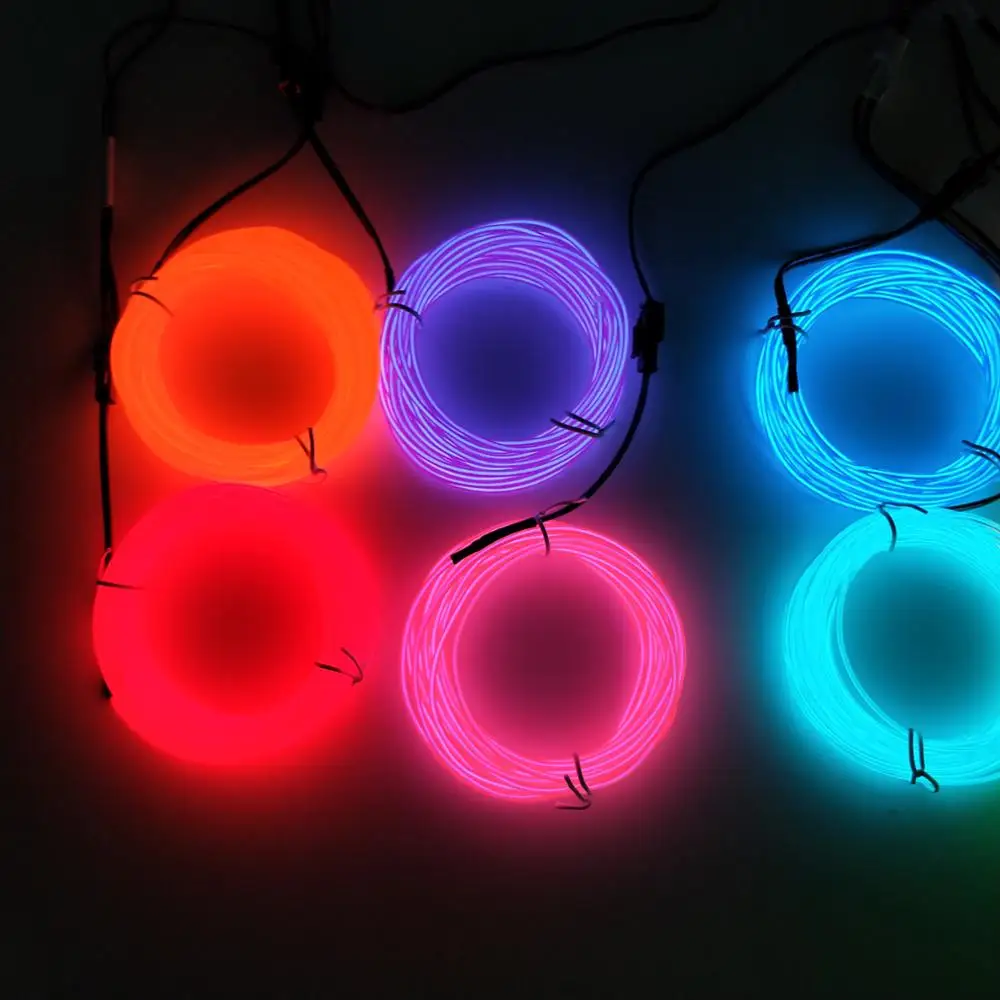  Провод Hilo Neon Luces светящийся неоновый кабель Tira Luz Led USB