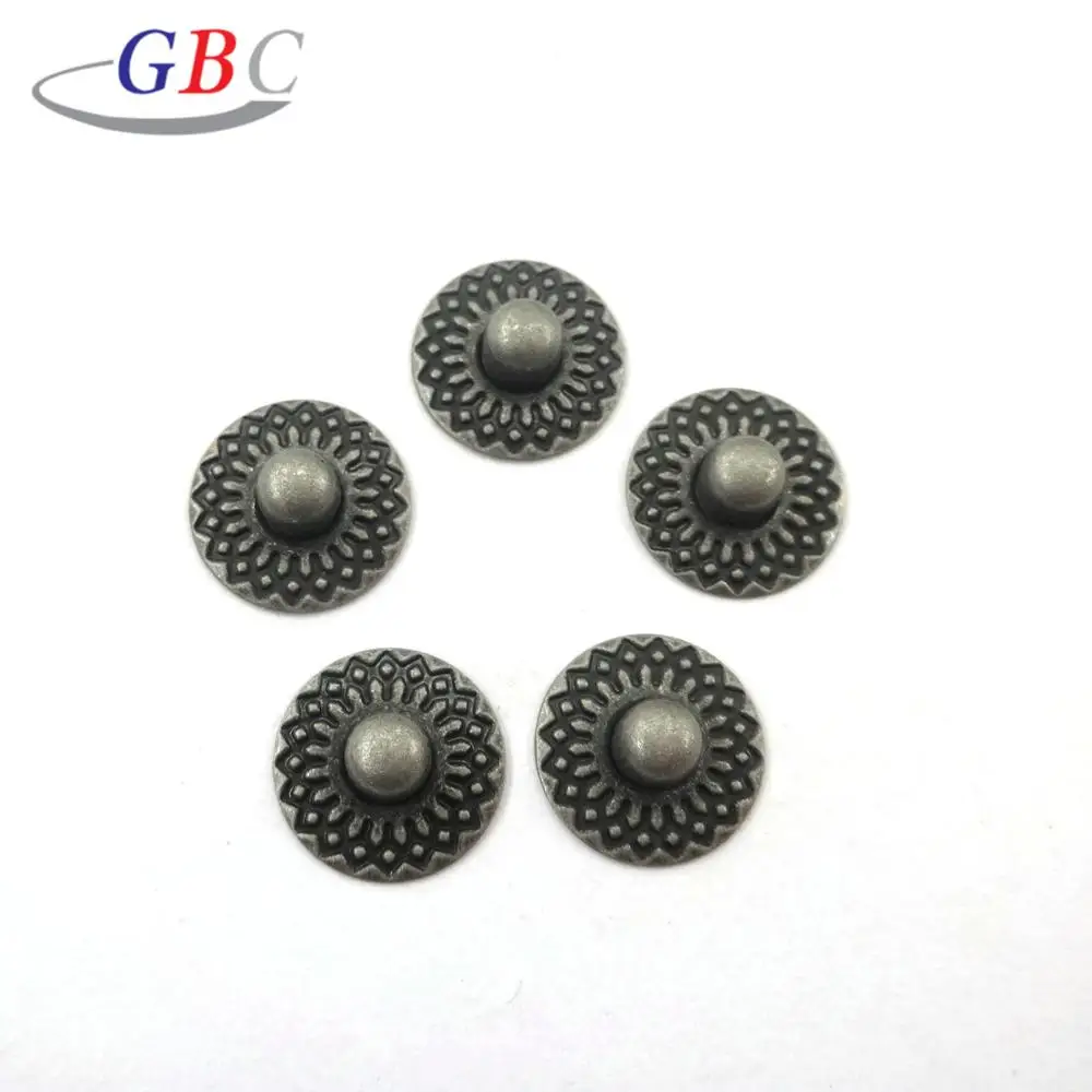 custom design stainless steel jeans rivet with cap