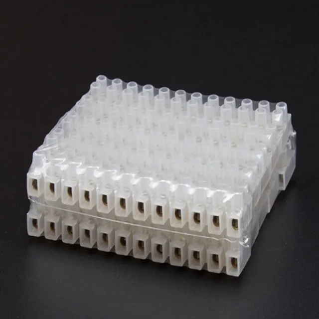 Factory Direct Sell H Type 12 Way Plastic Terminal Block 10 Pcs Pack