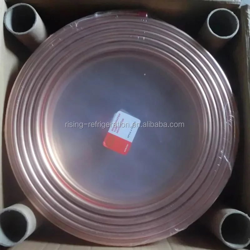 ASTM B280 soft temper refrigeration copper tube