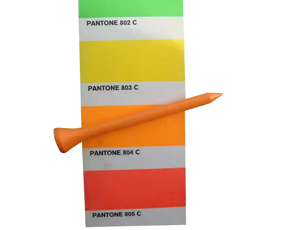 
Special color fluorescence serious neon pink neon orange neon green golf tees 