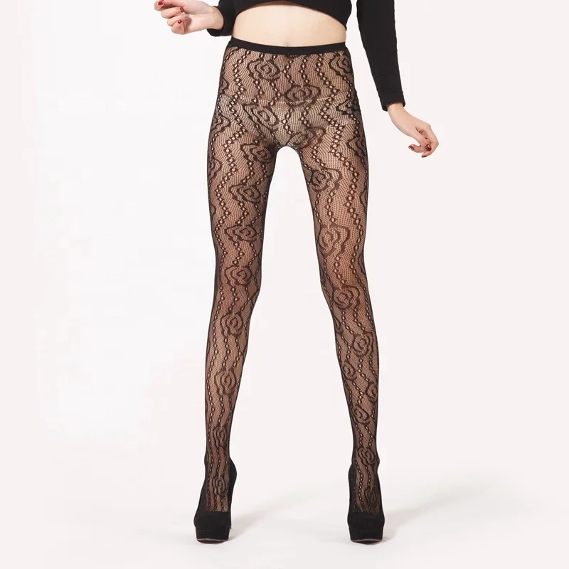 Good Quality Wholesale Fishnet Women Black Stocking Mania