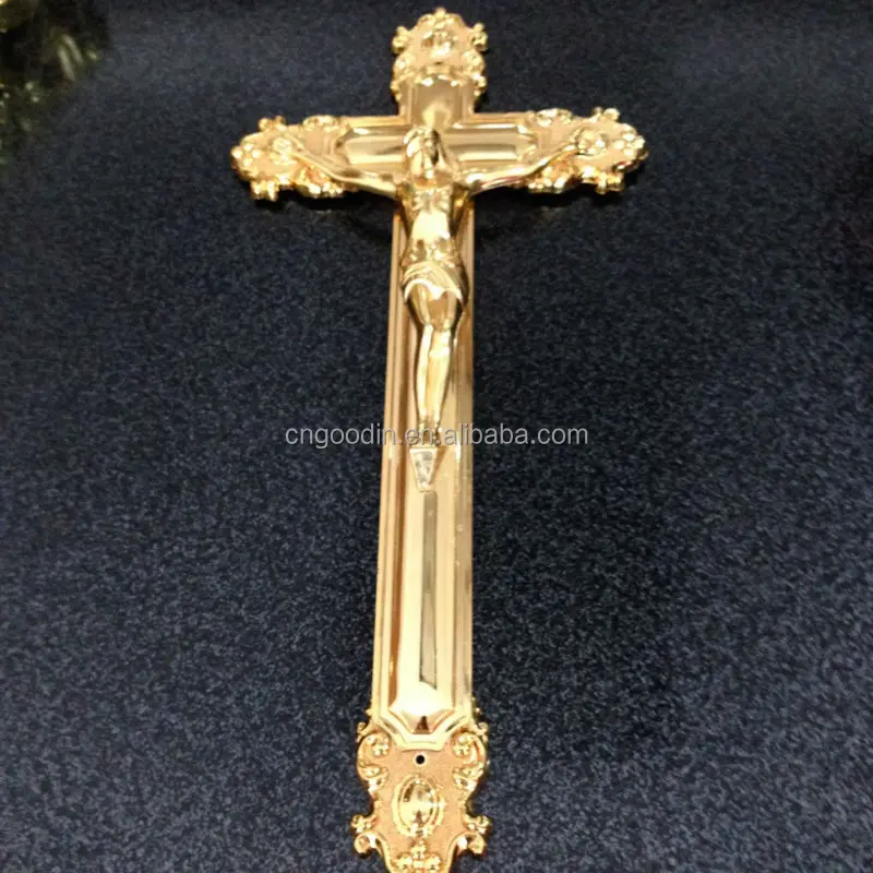 COFFIN FITTING COFFIN ACCESSORIES CHRIST CROSS GOD BLESS US