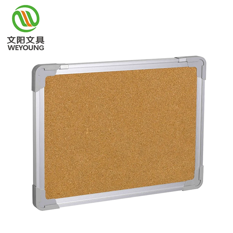 Portable Design Office Wall Mounted Decoration Soft Notice Board Cork Bulletin Board