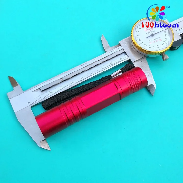 
Factory wholesale promotional aluminum pocket led flashlight torch light in 1xAA dry battery 