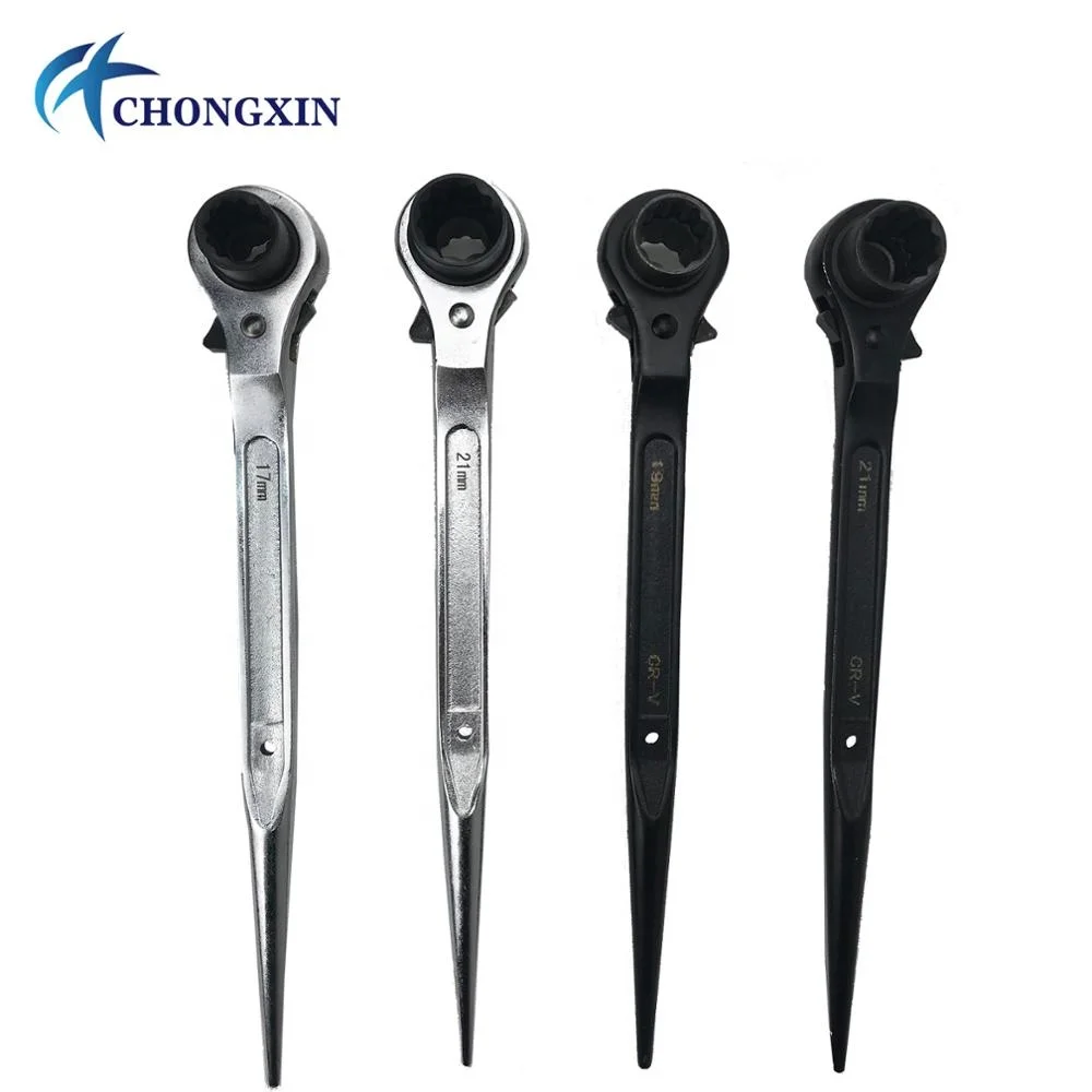 
 Разные размеры регулируемого трещоточного гаечного ключа для лесов  