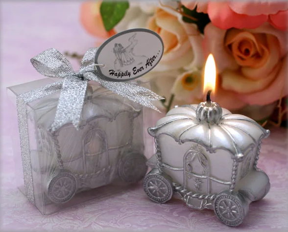
ZH3650G Romantic Candles For Wedding Gifts Different Shape Western Wedding Use Candles Wedding Favors 