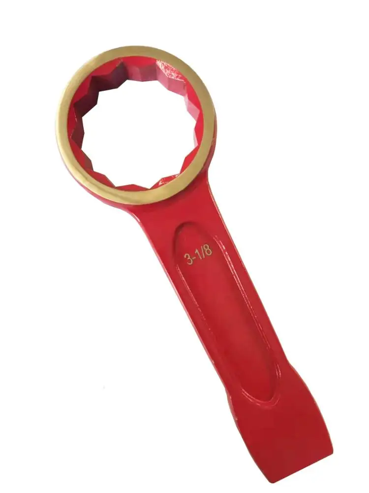Non sparking inch hammer ring spanner