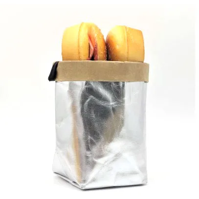 
Wholesale Eco-friendly Washable Kraft Paper Bags Container For Storage , Snack ,Planting, Toy Box China Factory 