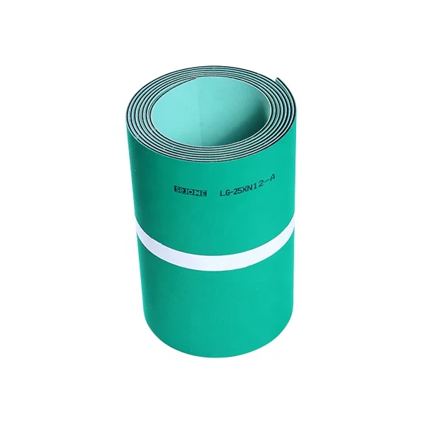 High speed rubber power transmission belt for double twisters