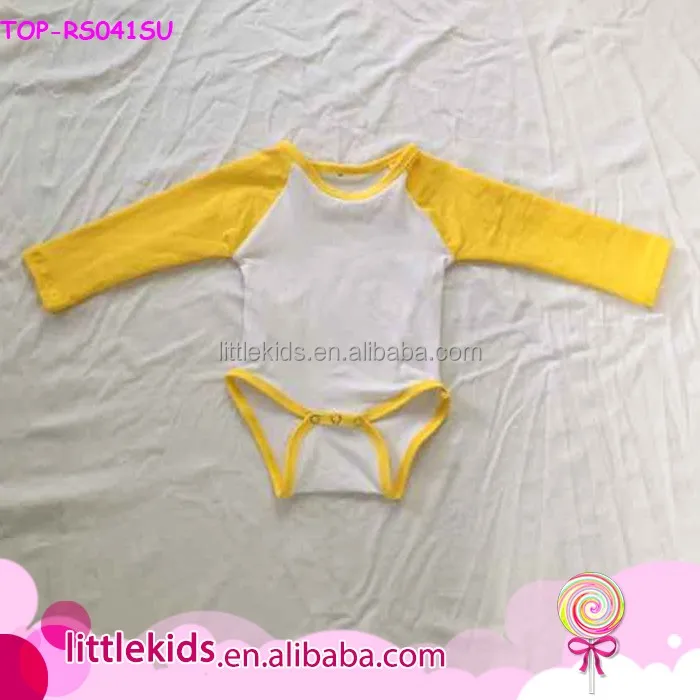 White Triple Ruffled Infant Toddler Clothes Girls Raglan Rompers Long Sleeve Baby Kids Jumpsuit