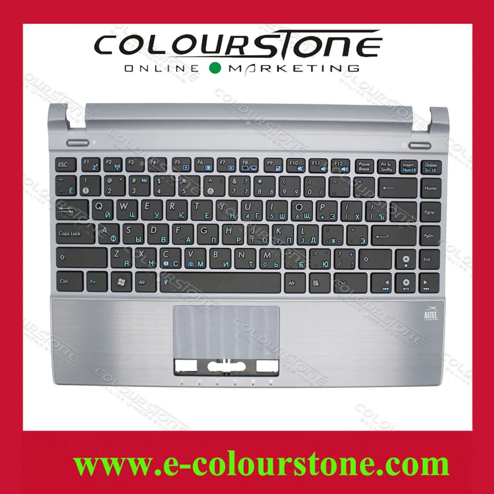 
Ru клавиатура с C крышка для Asus Eee PC 1215 P 1215N U24 U24E RU с серебряной topcase 9j. n2k82. 20R OKNBO-2120RU00 