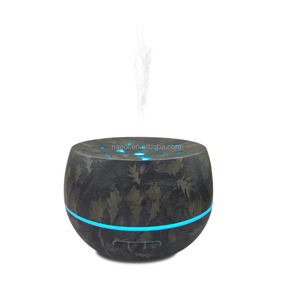 Chinese New Yea gift 300ml plastic essential oil diffuser light wooden housing manufacturing low cost aroma diffuser