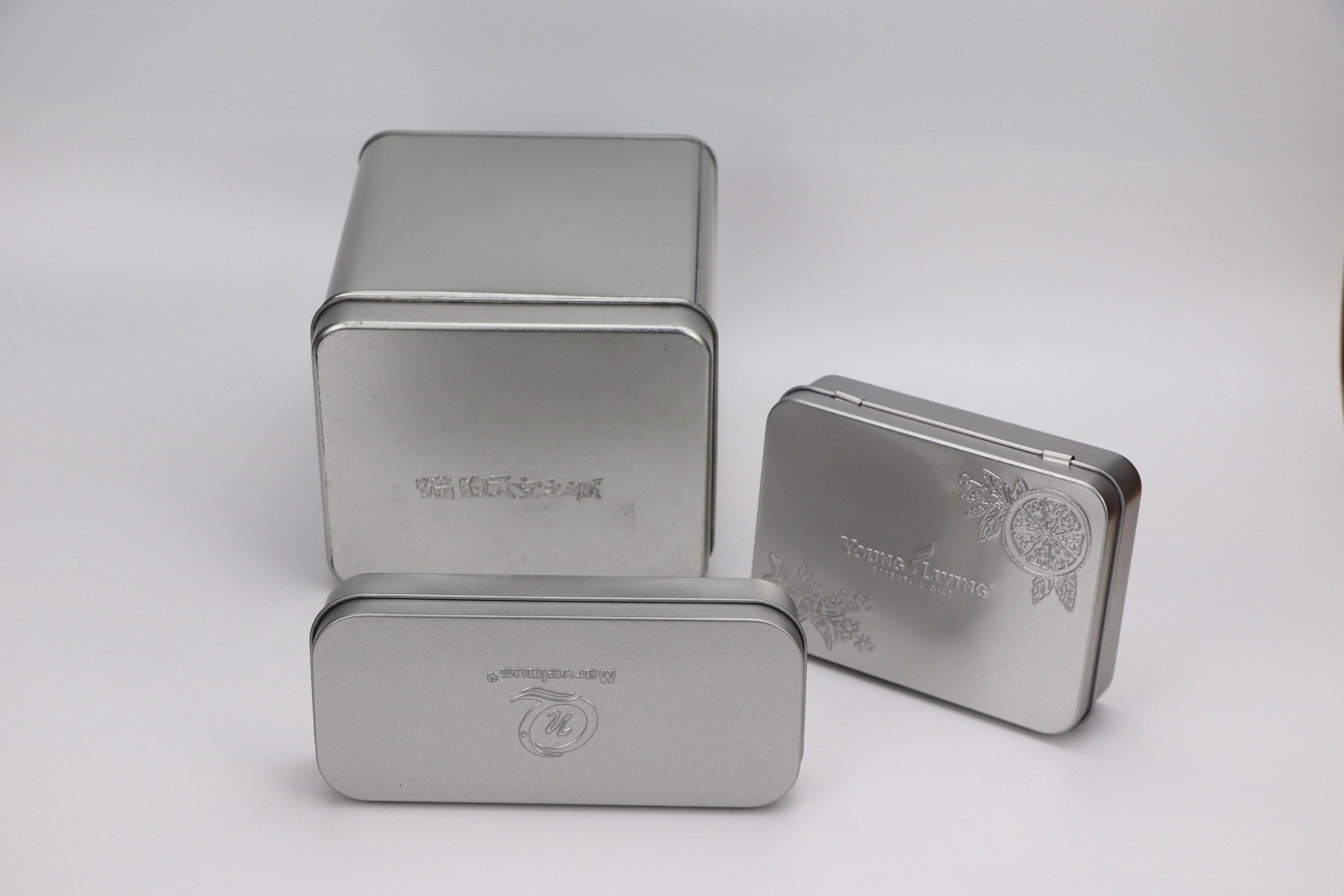 Manufacturers directly for silver tin cans empty tin box packaging