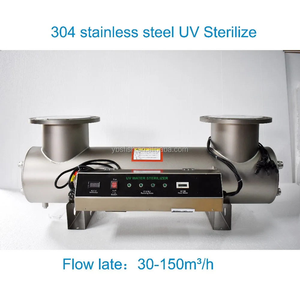 304/316/316L stainless steel UV sterilizer aquarium,Fish Farm UV Sterilizer sterilizer for recirculating aquaculture system