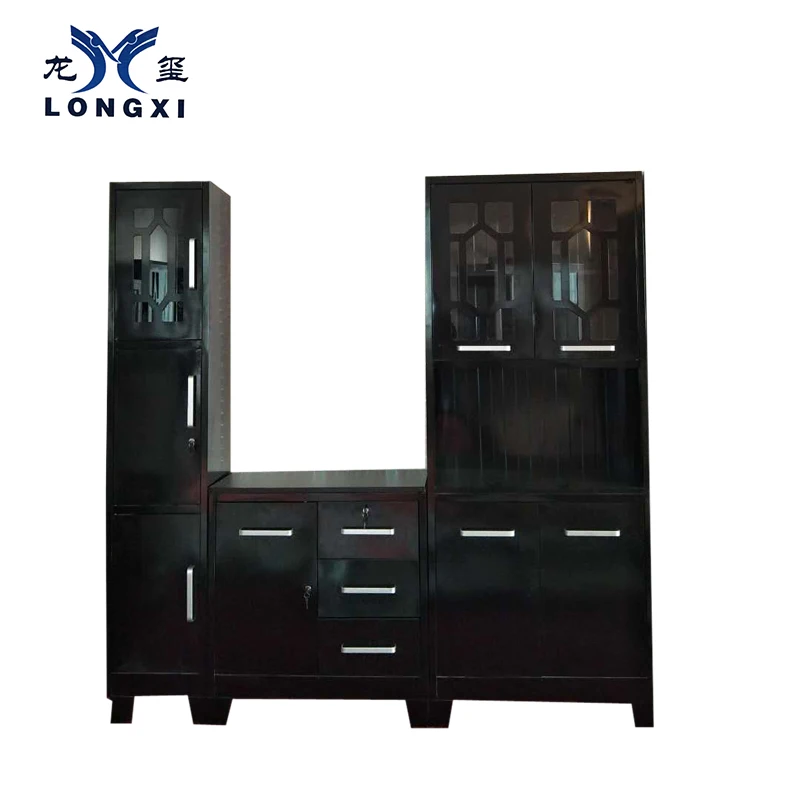 
2019 High Quality Black Ironing Competitive Office Metal Cupboard With Bench 