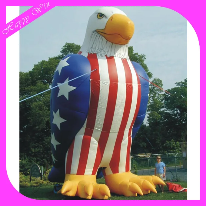 Hot selling Event party inflatable cartoon/animal/inflatable eagle model for advertising