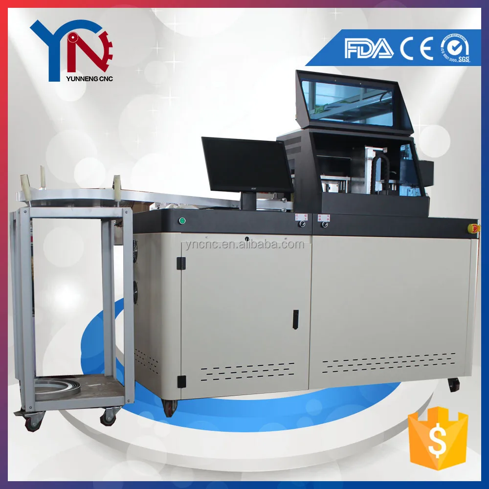 ЧПУ, автоматические стальные алюминиевый профиль станок для гибки с YaKo motor and driver