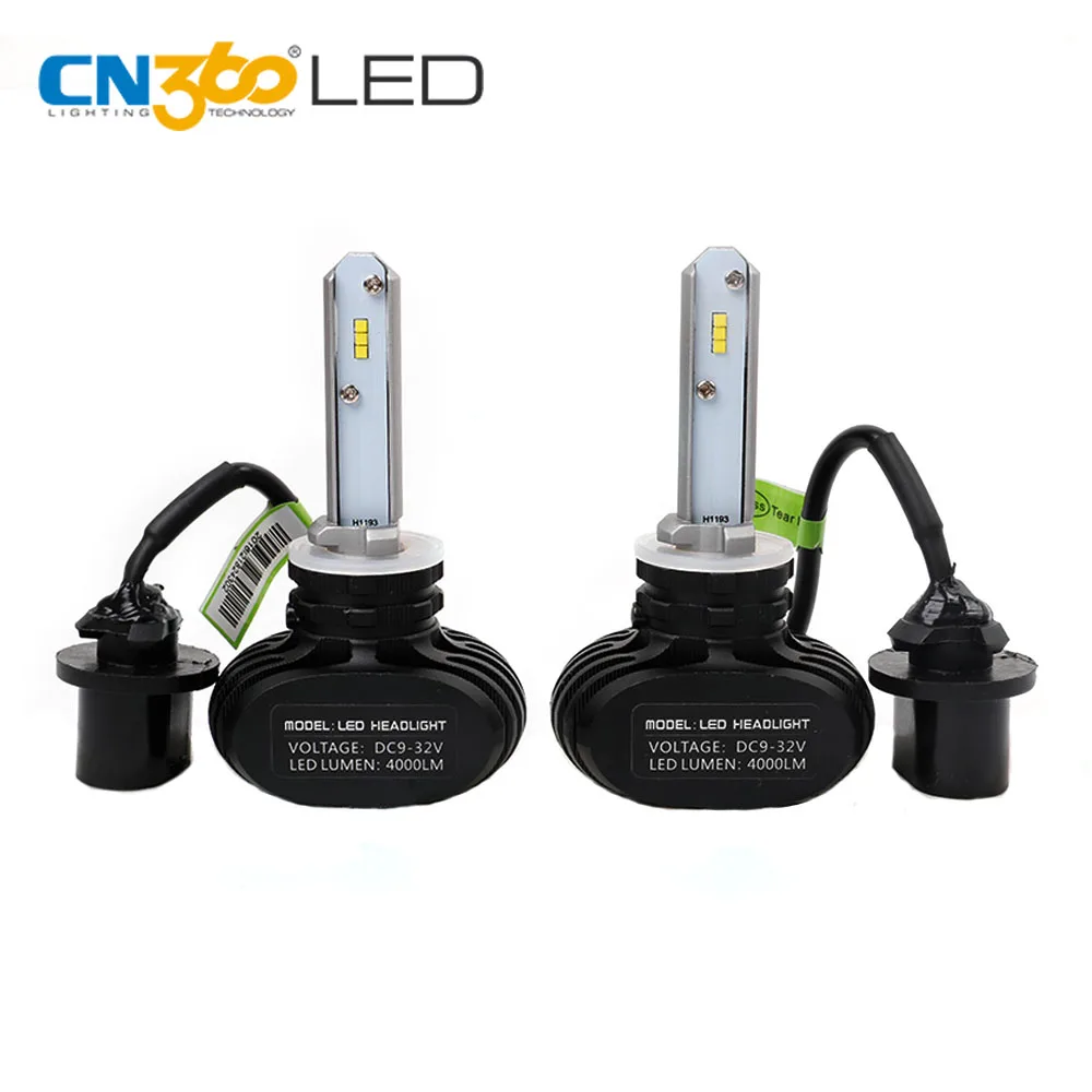 No Fan White CSP 25W 5000K Car Headlight Kit 880 H1 H3 Fog Lamp