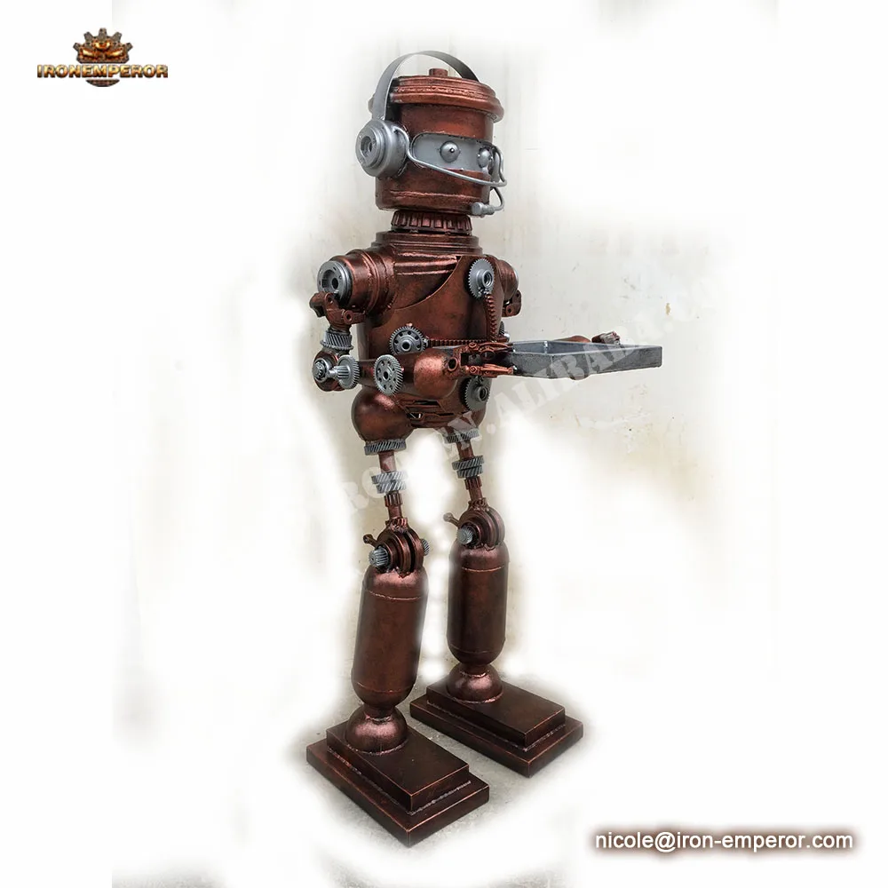 New design Humanoid robot model waiter for Restaurant meal delivery robot