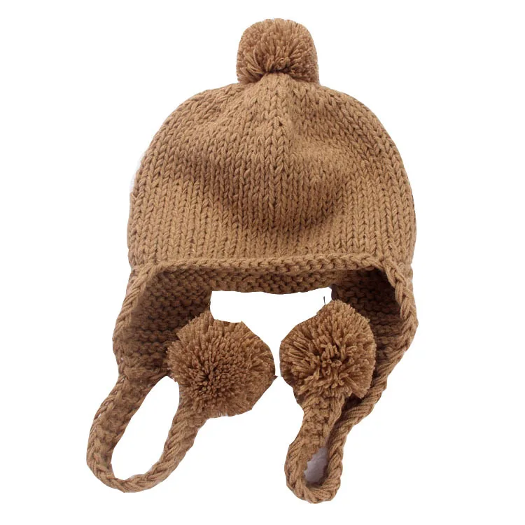 S51481A    New Lovely  Baby Hat Winter Knitted Cap For child kids Hat