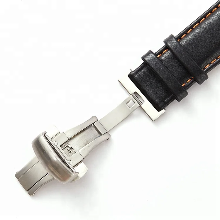 
Custom Soft Calf Genuine Leather Men Strap Watch band for tissot watch 