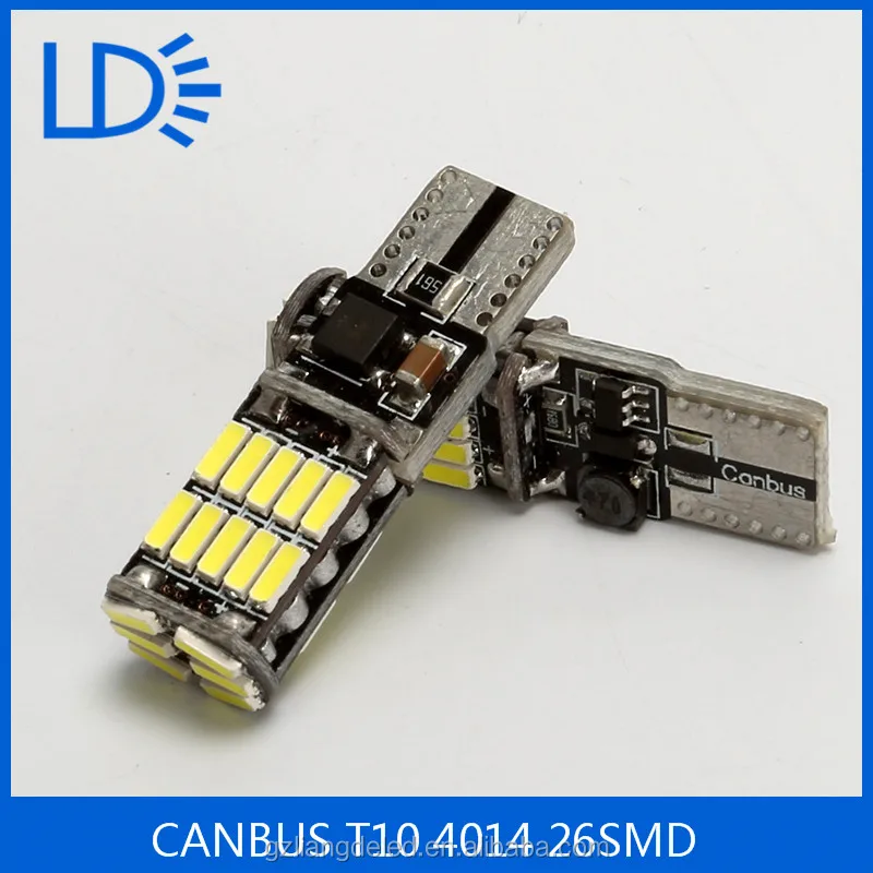 12V car motorcycle led lights led lamps t10 canbus