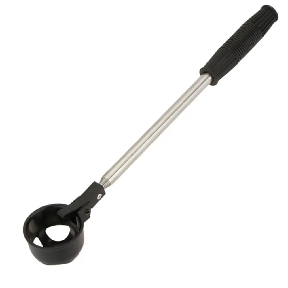 New Scoop Telescopic Golf Ball Retriever Pick Up Stainless Steel Shaft Tool