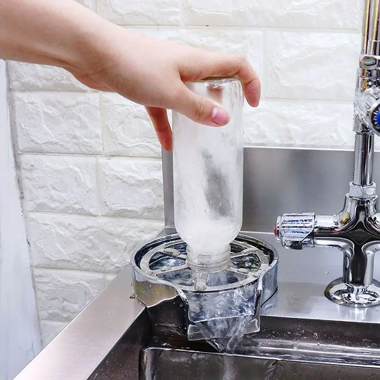 Stainless Steel Steam Pitcher Bottle  Glass  Rinser  Jar