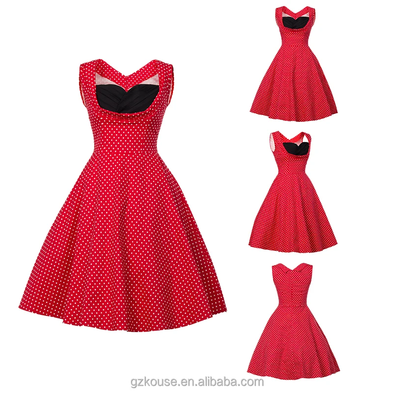 Женское винтажное платье без рукавов Хлопковое с цветочным принтом чашками пуш-ап элегантная Клубная одежда 40/50/60