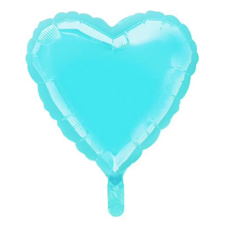China wholesales heart shaped 18inch macaron foil balloon for party  decorations.