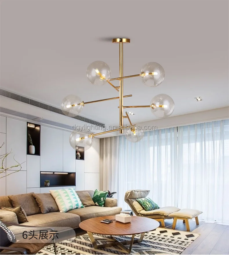 
 Новая модная декоративная стеклянная круглая пузырчатая бутылка, современная подвесная лампа для ресторана  