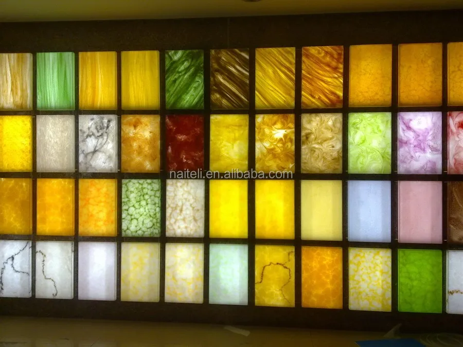 dining table decoration Faux stone panels