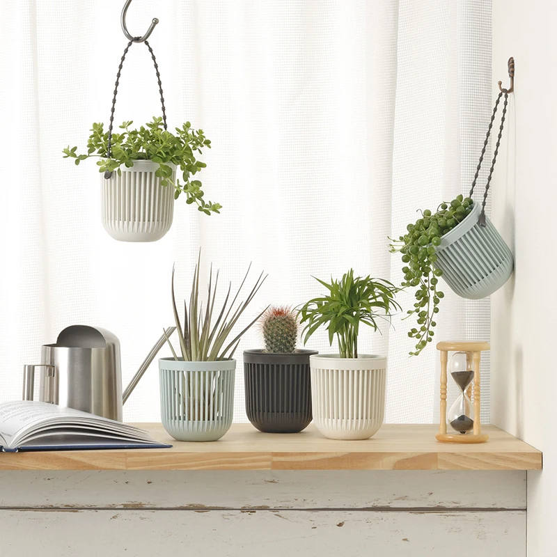 
Originality Rectangle Solid And Durable Plant Plastic Flowerpot stand for flowerpot hanging flower pot 