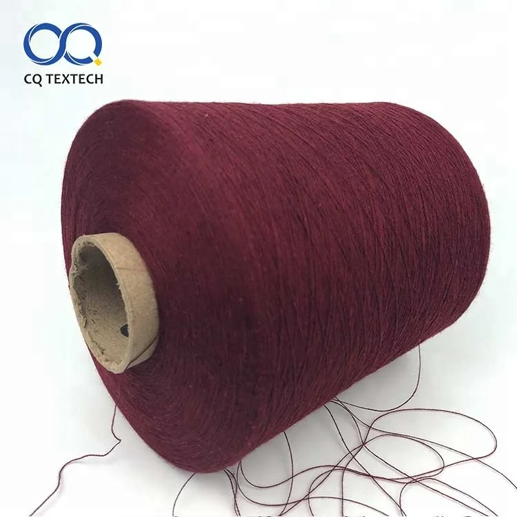 Factory direct price acrylic dyed TC cotton yarn,eco-friendly embroidery thread