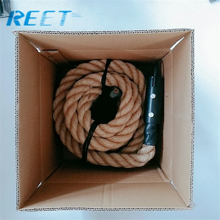 cross&fitness gym hemp climbing rope with hook