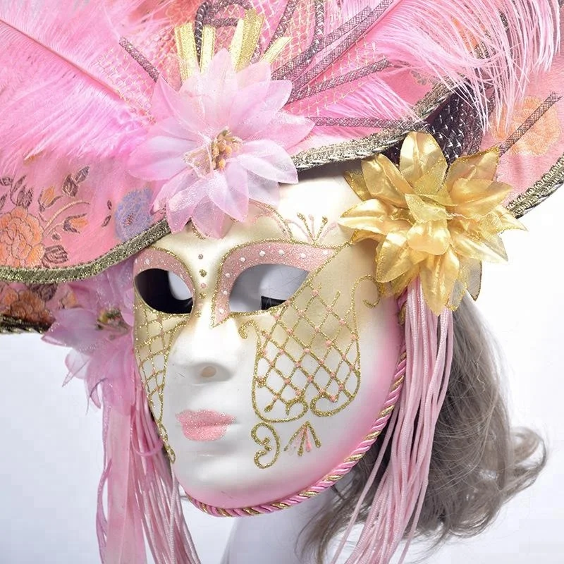 Elegant Venetian Masquerade Masks for Birthday Party