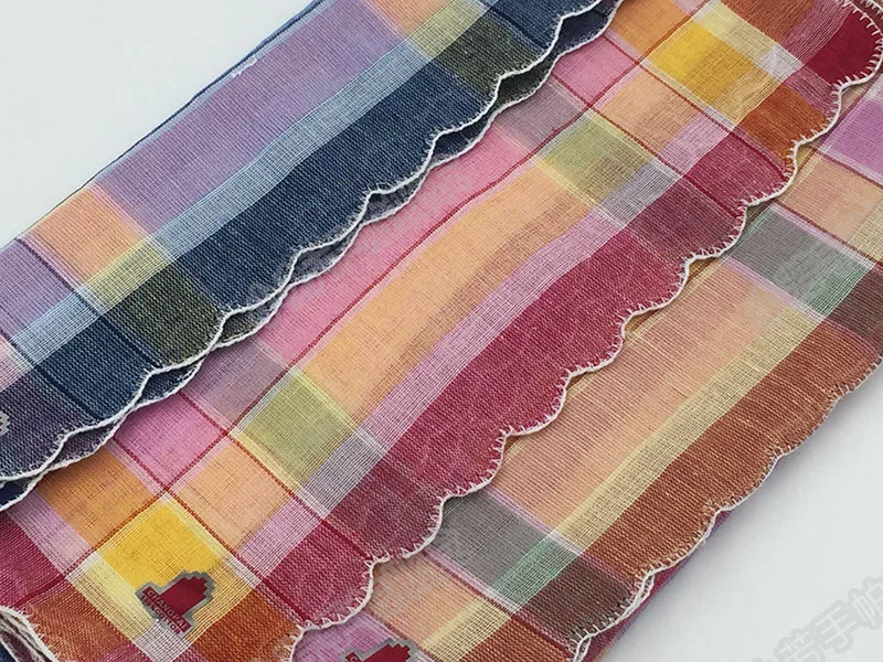 high quality grid polyester handkerchief hot selling