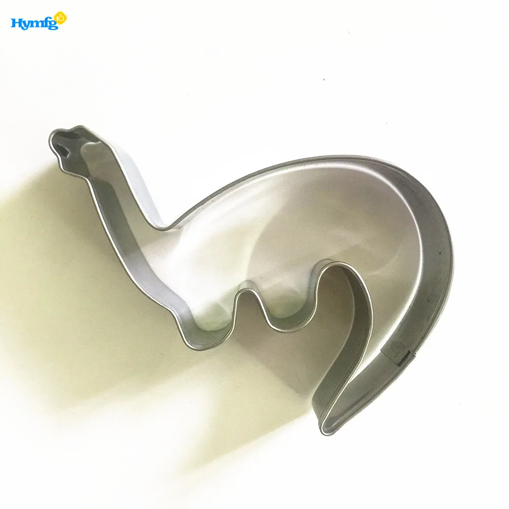 Нержавеющая сталь, металл, изготовленный на заказ, динозавр, печенье, резак