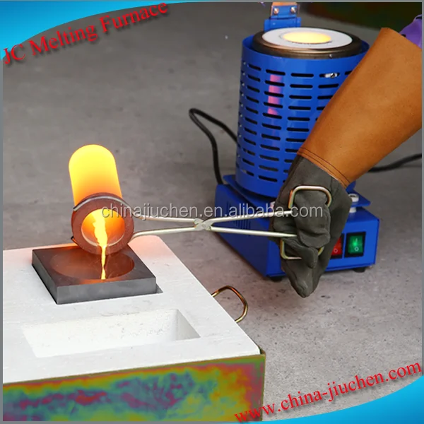 Supplier 220V 4kg Portable Electric Gold Silver Metal Smelting Furnace